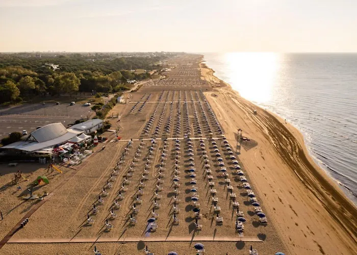 Bright Garden Near The Sea Bibione